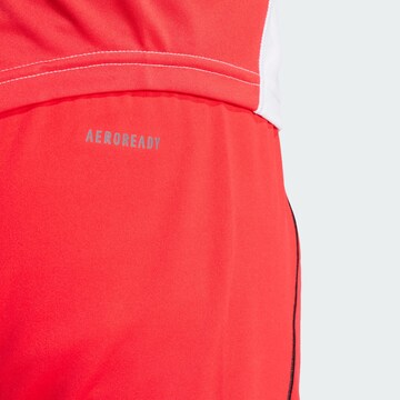 Regular Pantalon de sport 'Tiro 25 Pro' ADIDAS PERFORMANCE en rouge