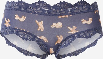 AERIE Panty 'GINGERBREAD' in Blau: front
