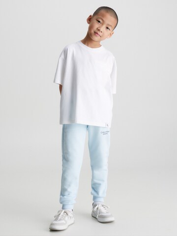 Calvin Klein Jeans Regular Byxa 'Stack' i blå