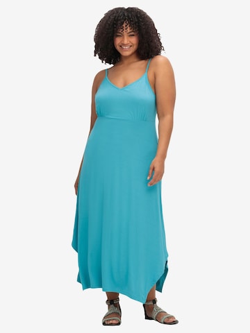 SHEEGO Beach Dress in Blue