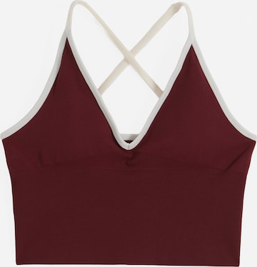 Bustino Reggiseno sportivo di Aim'n in rosso: frontale