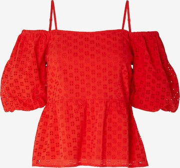SELECTED FEMME Blus 'Anelli' i röd: framsida