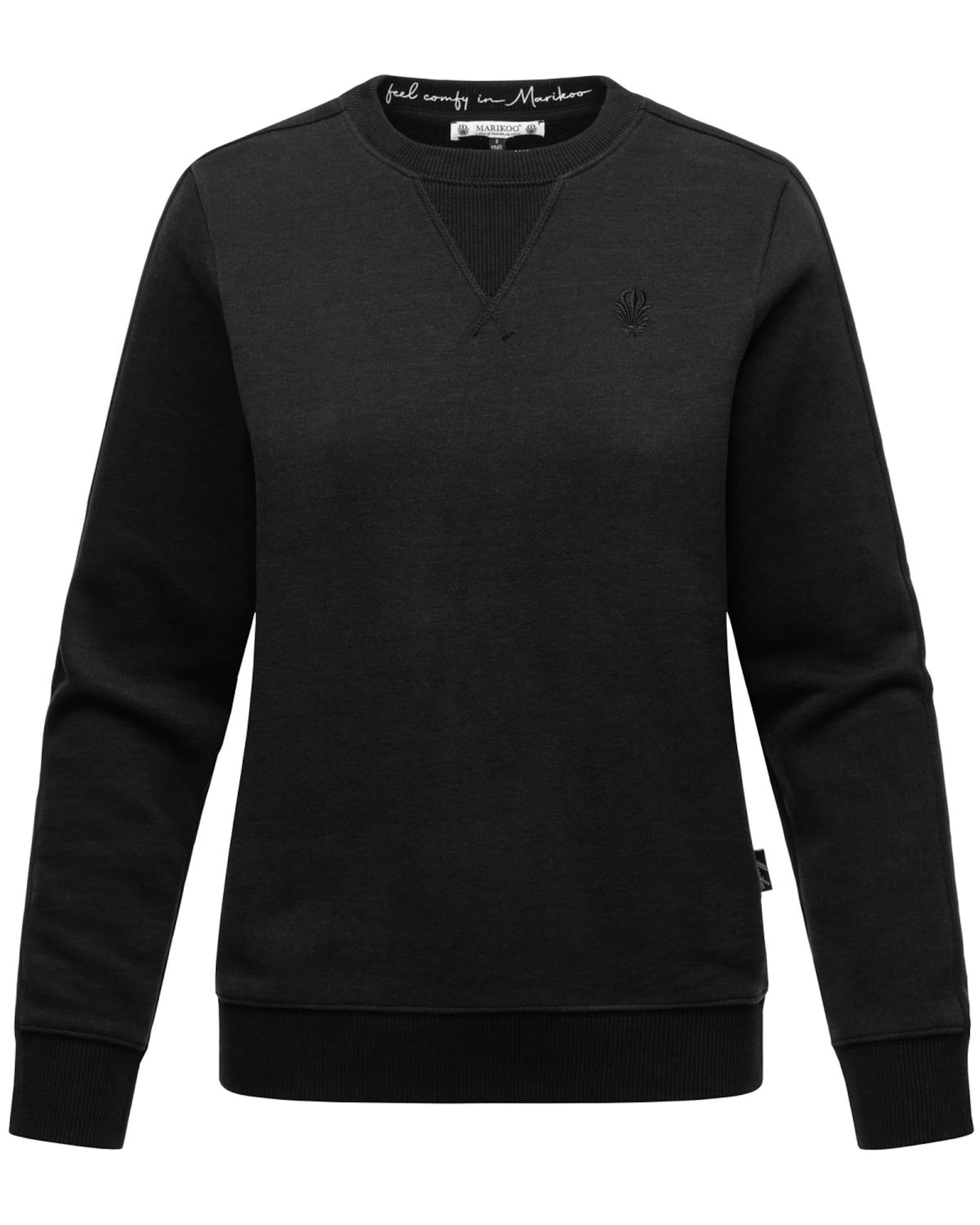 Felpa 'Umikoo' di MARIKOO in nero: frontale