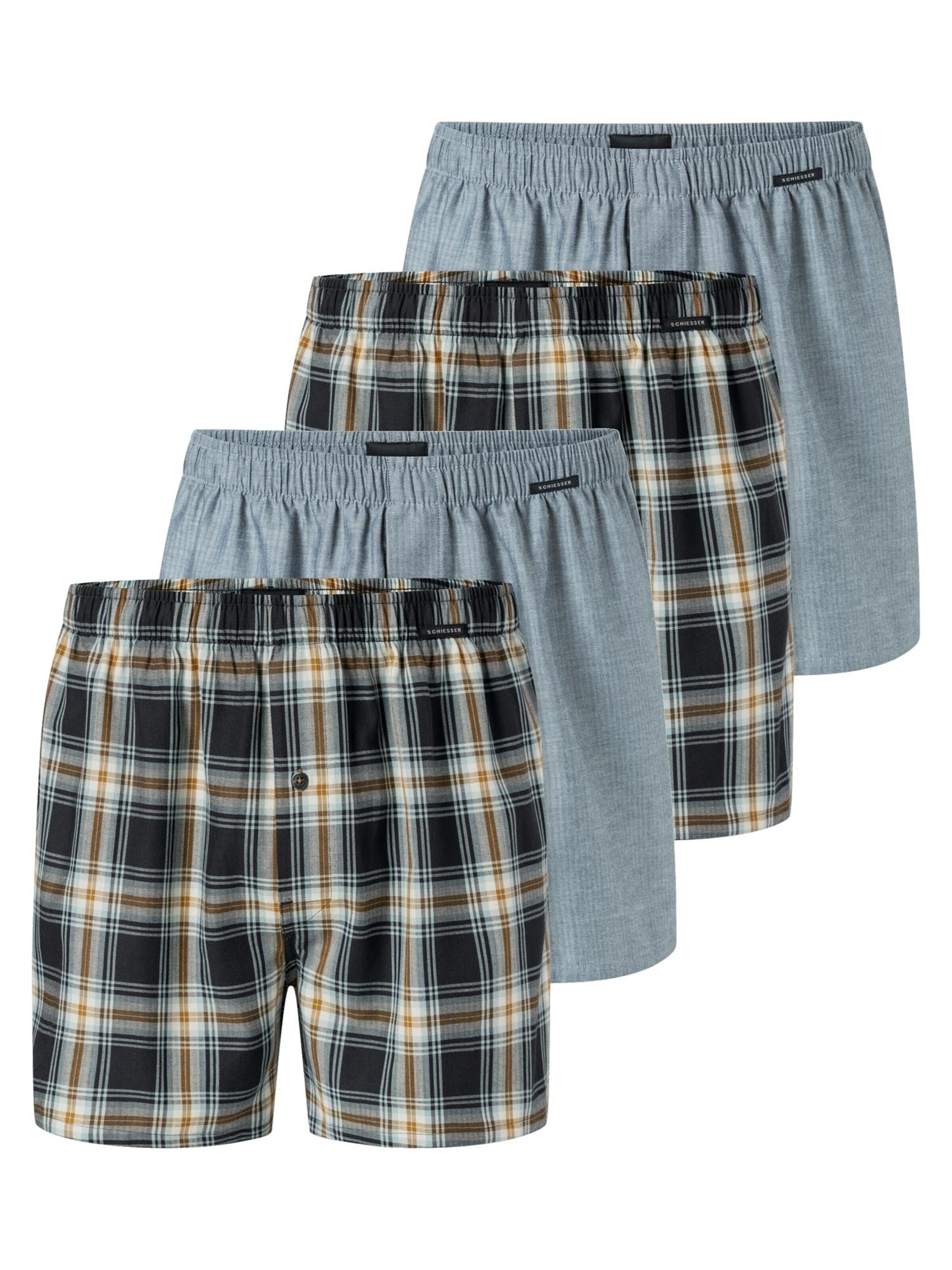 SCHIESSER Boxershorts 'Web' in Gemengde kleuren: voorkant