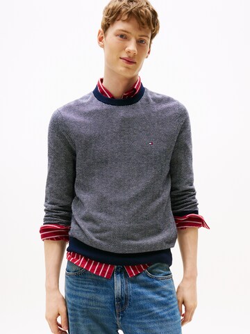 TOMMY HILFIGER Tréning póló - kék: elől
