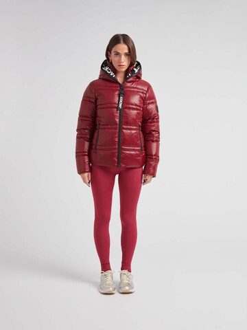 JACK1T Outdoorjas ' R4D Tramline Puffer Racer Lux ' in Rood