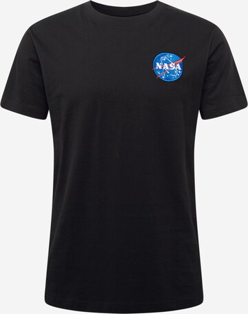 T-Shirt 'Nasa' Mister Tee en noir : devant