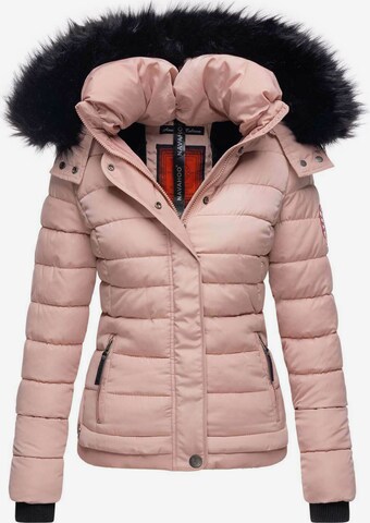 NAVAHOO Winter Jacket 'Chloe' in Pink: front