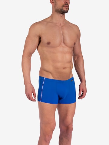 Olaf Benz Zwemshorts ' BLU1200 Beachpants ' in Blauw: voorkant