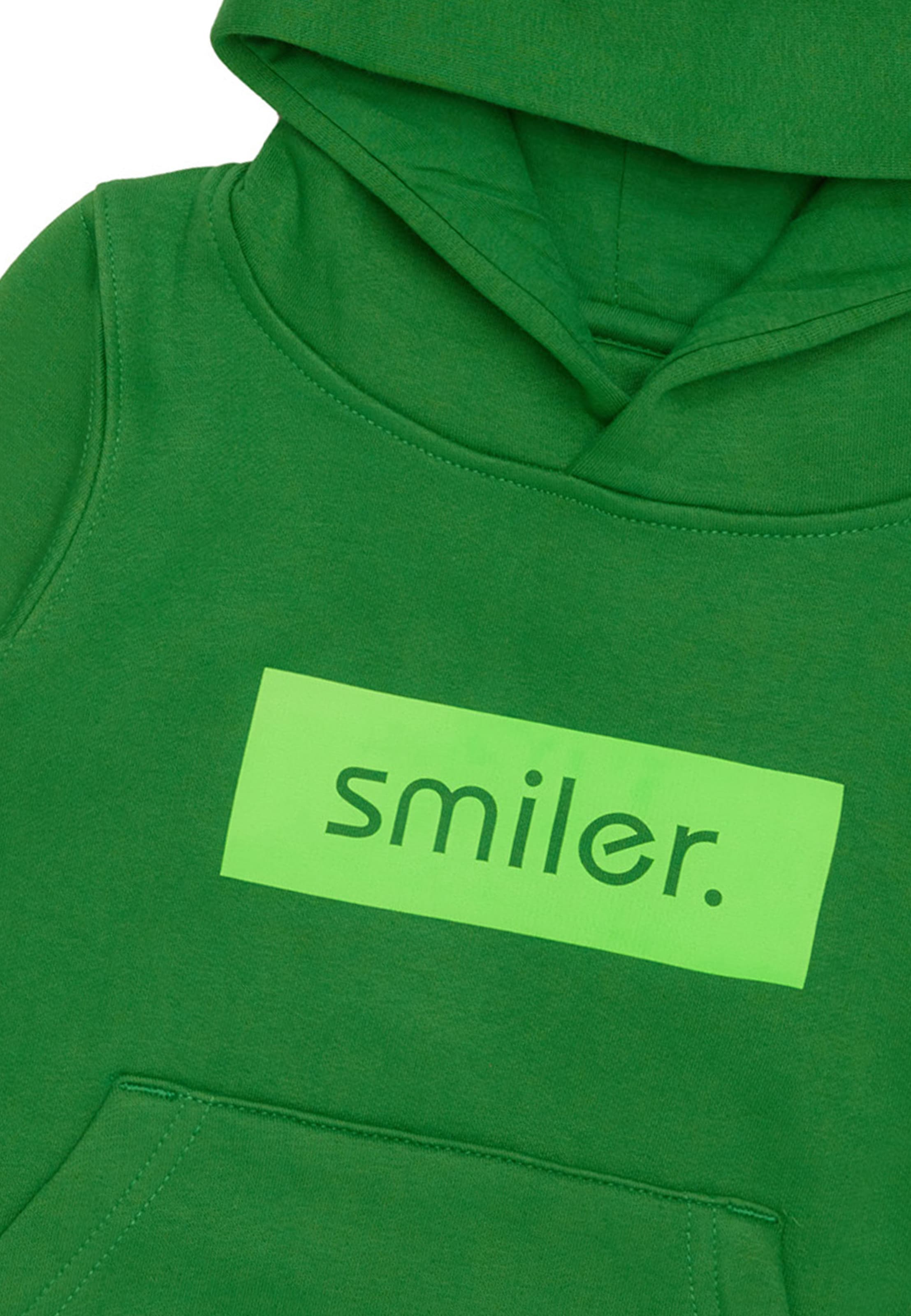 smiler. Sweatshirt in Grün
