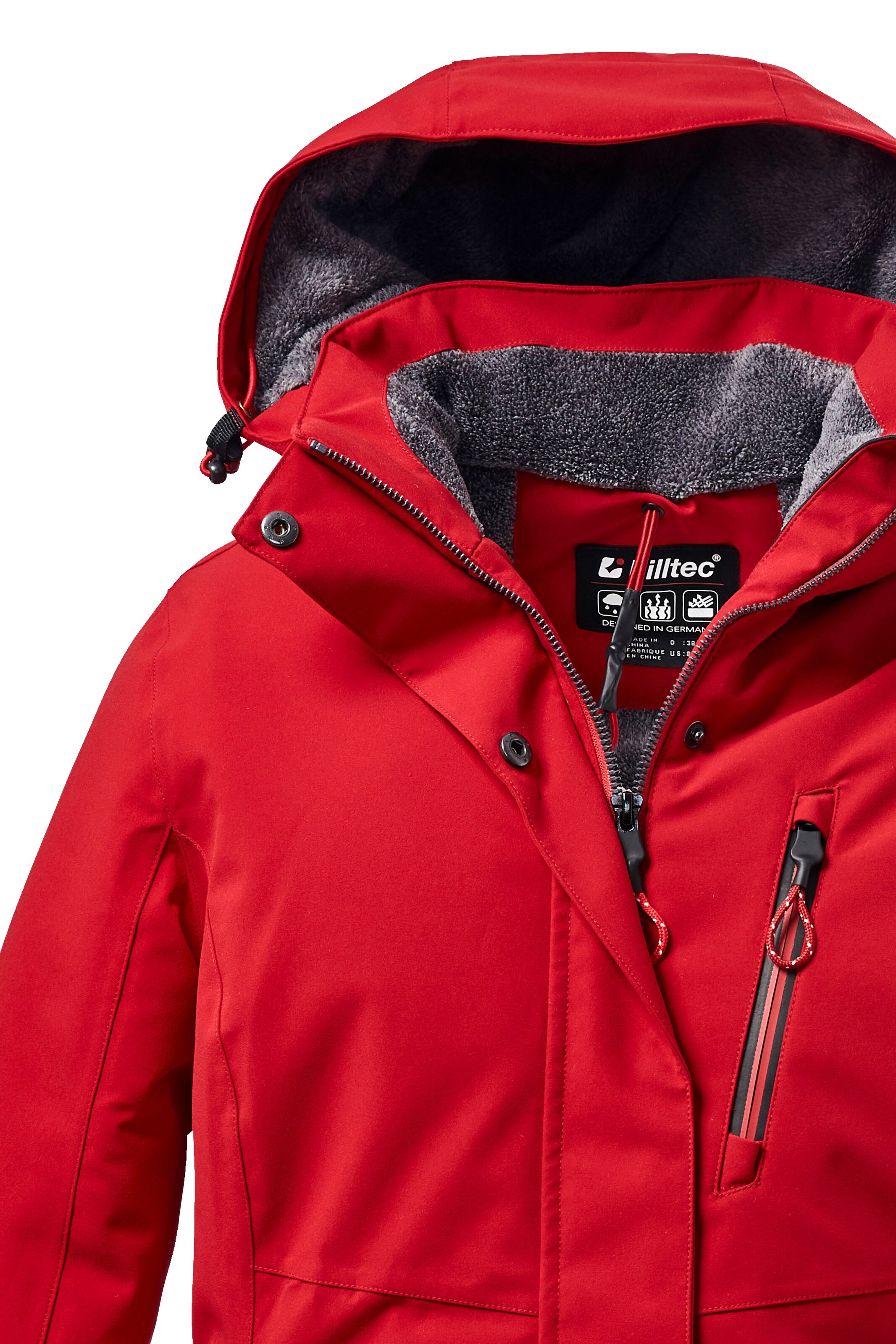 KILLTEC Outdoorjacke in Rot