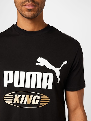 PUMA T- Shirt 'King' in Schwarz