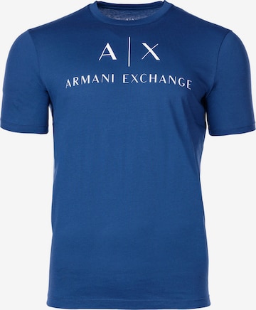 Maglietta di ARMANI EXCHANGE in blu: frontale