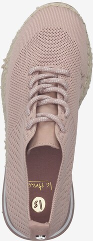 Baskets basses LA STRADA en rose