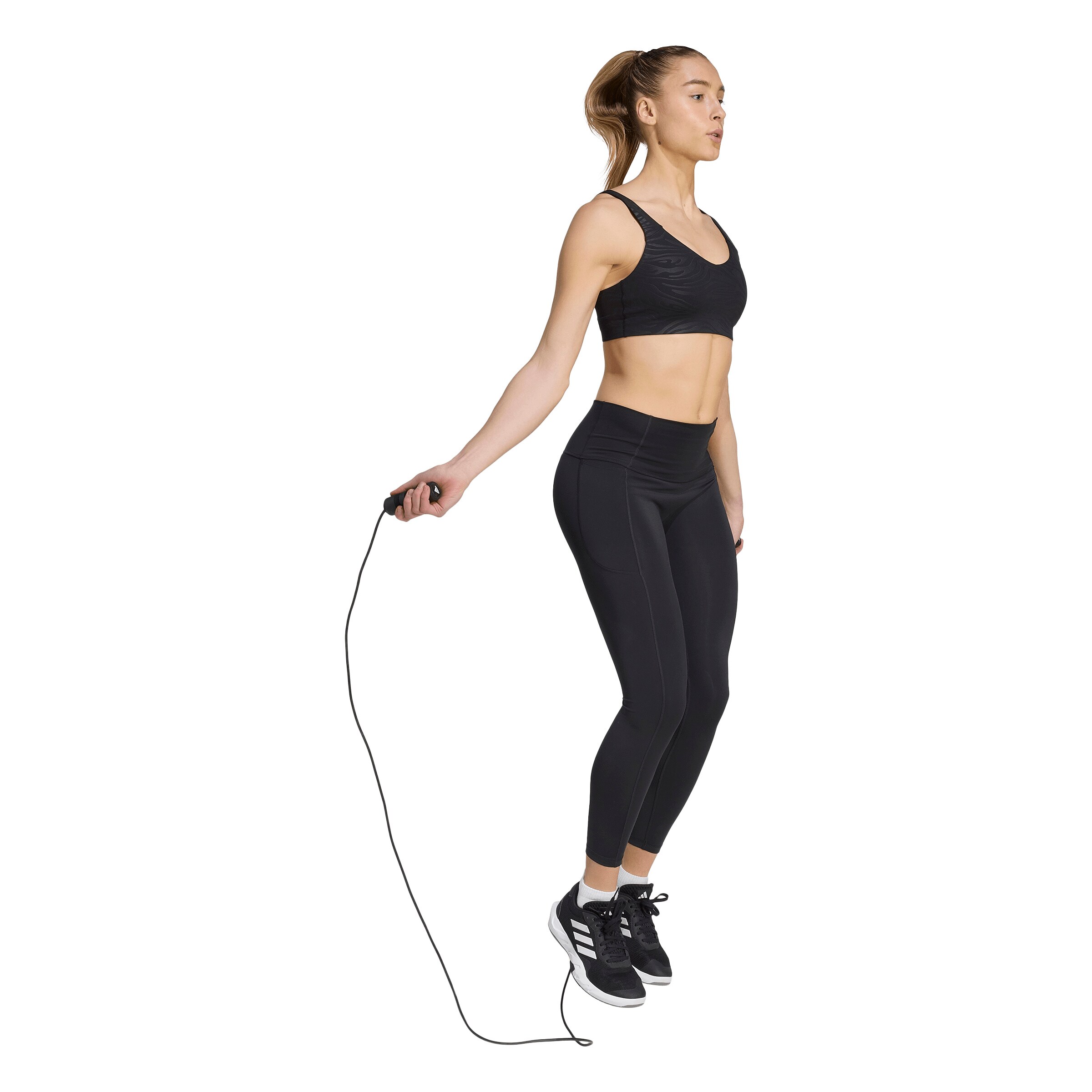 ADIDAS PERFORMANCE Bustier Sport-BH 'All Me Essentials' in Schwarz