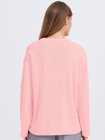 Oxmo Strickpullover in Pink
