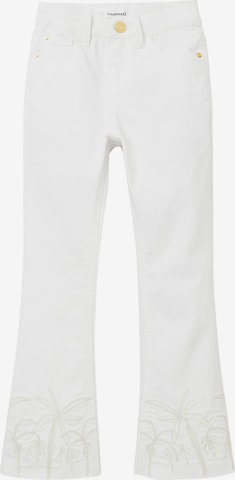 Desigual Normalny Jeansy w kolorze biały: przód