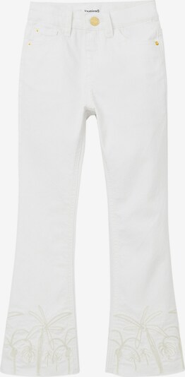 Jeans Desigual pe alb, Vizualizare produs