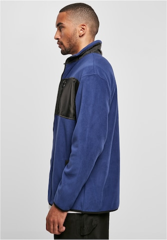 Urban Classics Fleece jas in Blauw