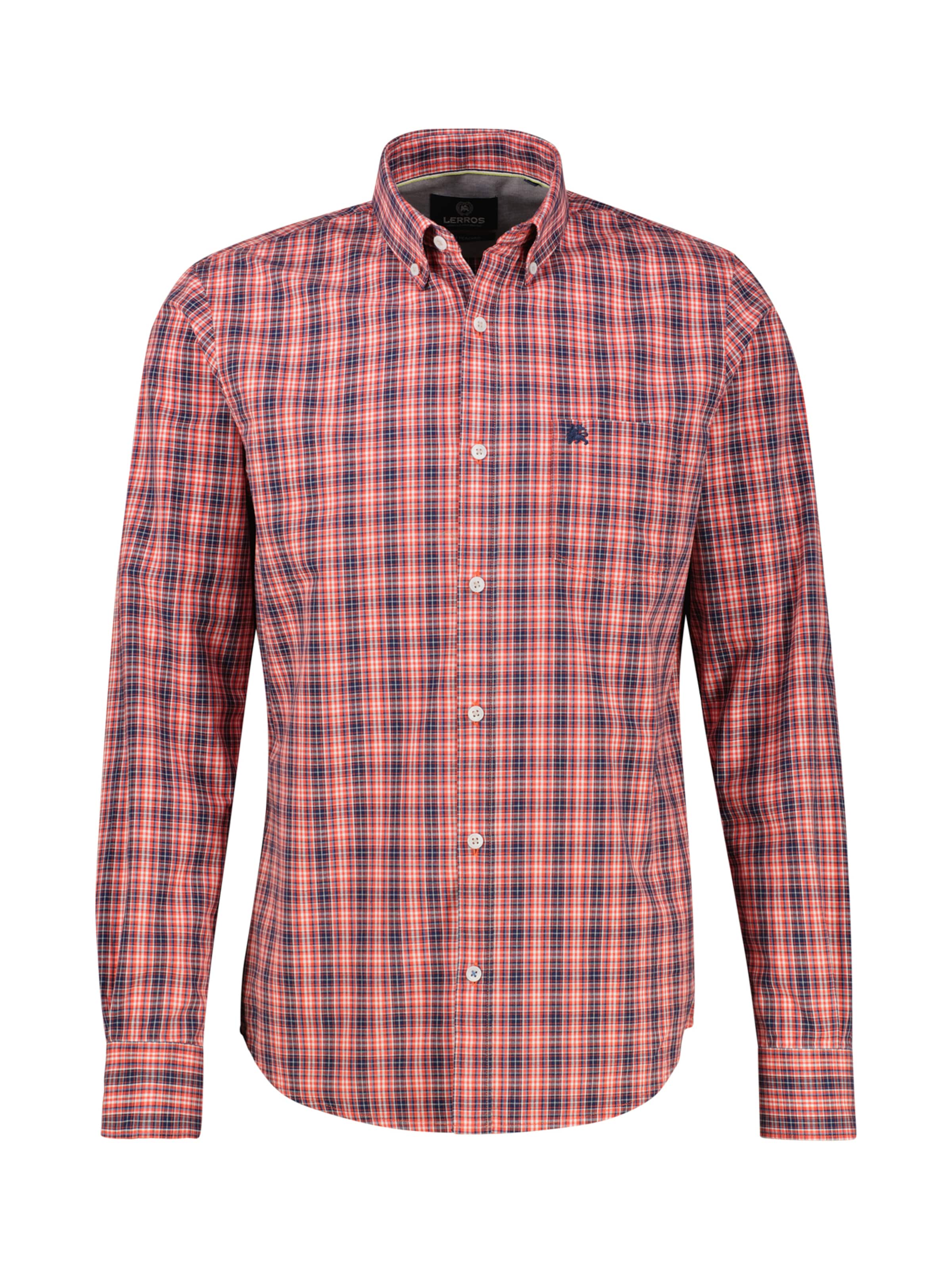 LERROS Regular fit Button Up Shirt in Red: front