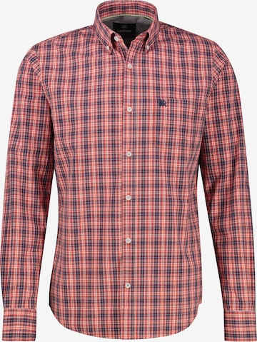 LERROS Regular fit Button Up Shirt in Red: front