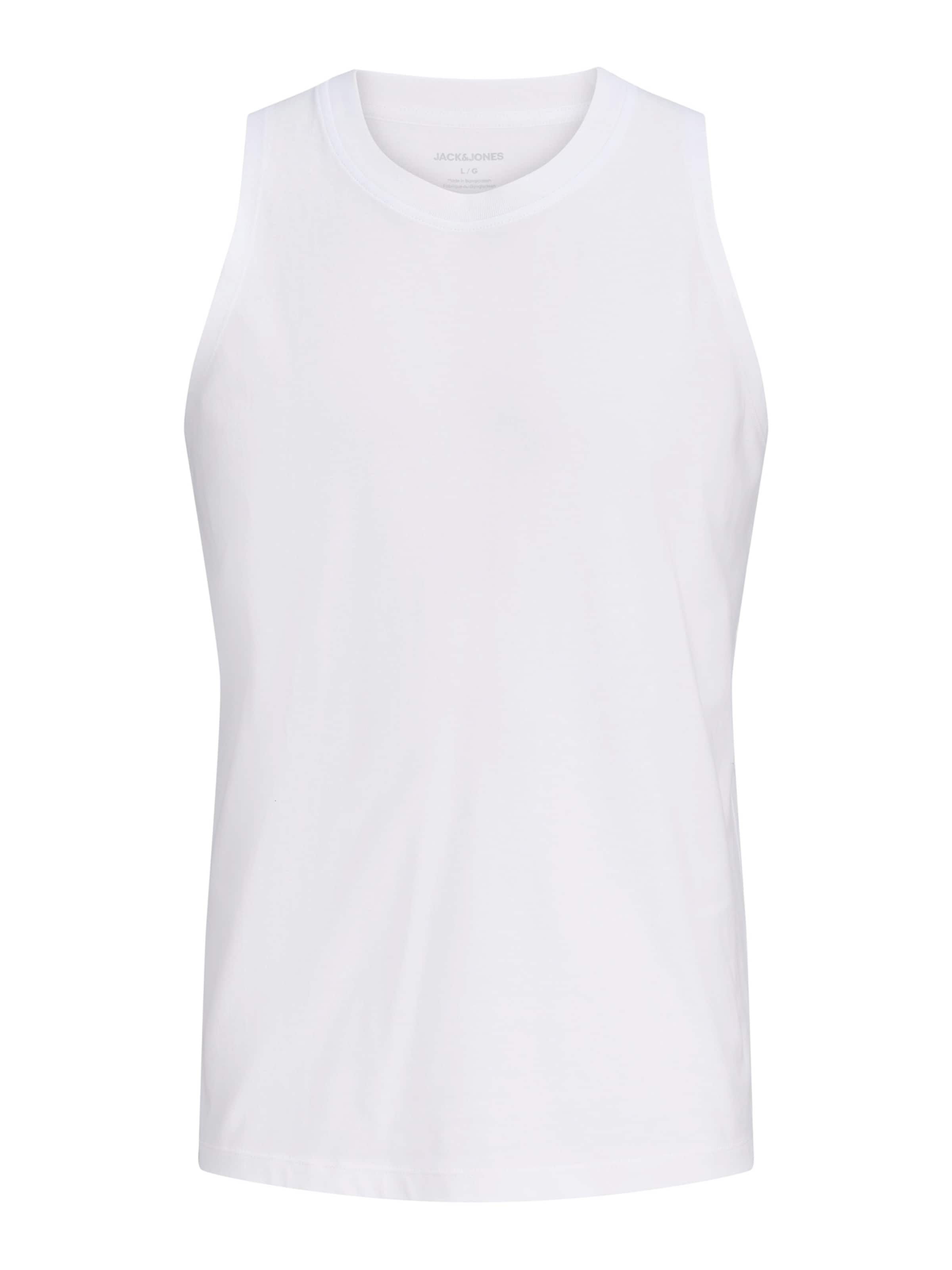 JACK & JONES - Camiseta 'JJSUNSET' en blanco: frente
