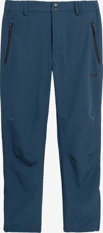 4F Regular Weatherproof pants in Blue: front