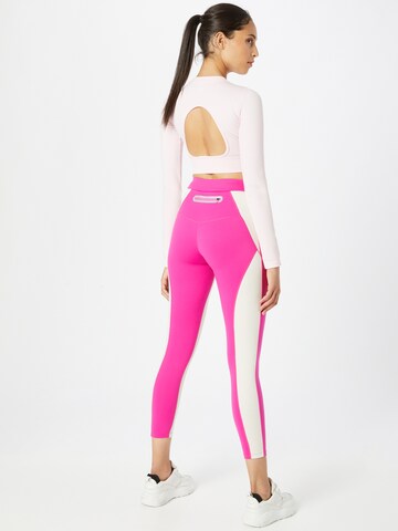 GUESS Skinny Sporthose 'AGNES' in Pink