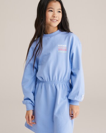 WE Fashion Рокля в синьо: отпред