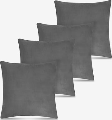 Coussins Aspero en gris : devant