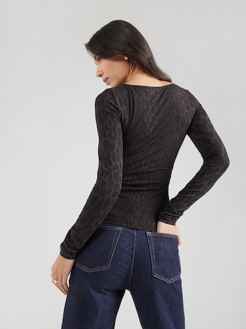 OH APRIL Majica 'Maeve' | rjava barva