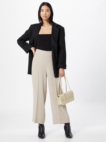 Wide Leg Pantalon à plis 'Zhen' InWear en beige