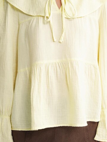 Camicia da donna di MixRay in giallo