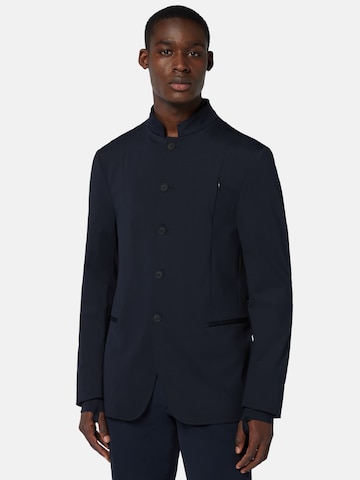 Coupe regular Veste de costume Boggi Milano en bleu : devant