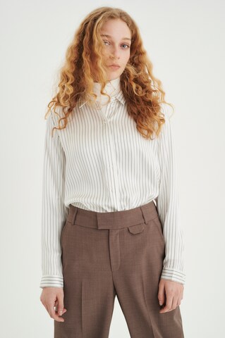 InWear Blouse 'Leonore' in Wit: voorkant