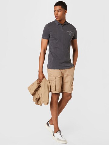 TOM TAILOR Poloshirt in Grau