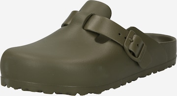 Zoccoletto 'Boston' di BIRKENSTOCK in verde: frontale