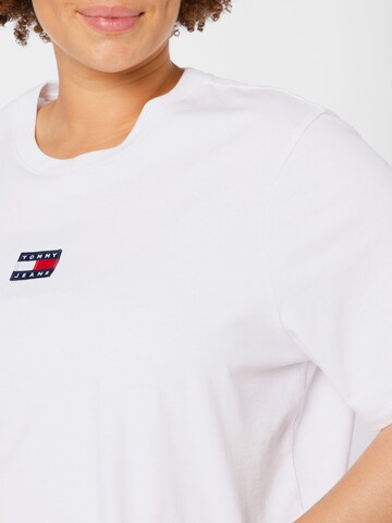 Tommy Jeans Curve - Camiseta en blanco