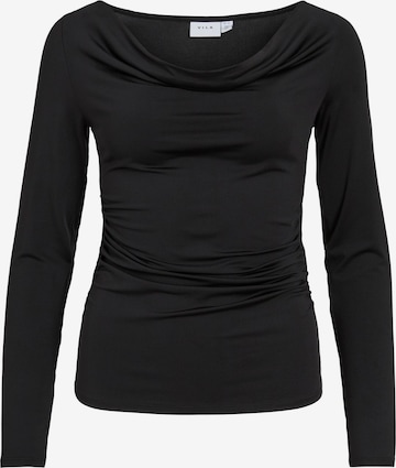 VILA Shirt 'VIKana' in Zwart: voorkant