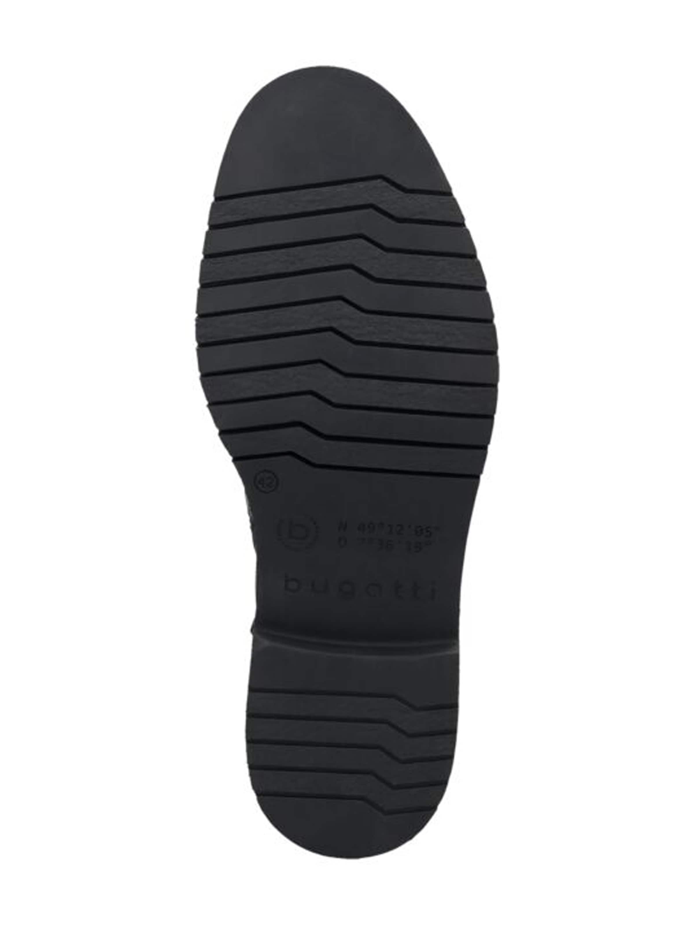 juoda bugatti Batai su raišteliais