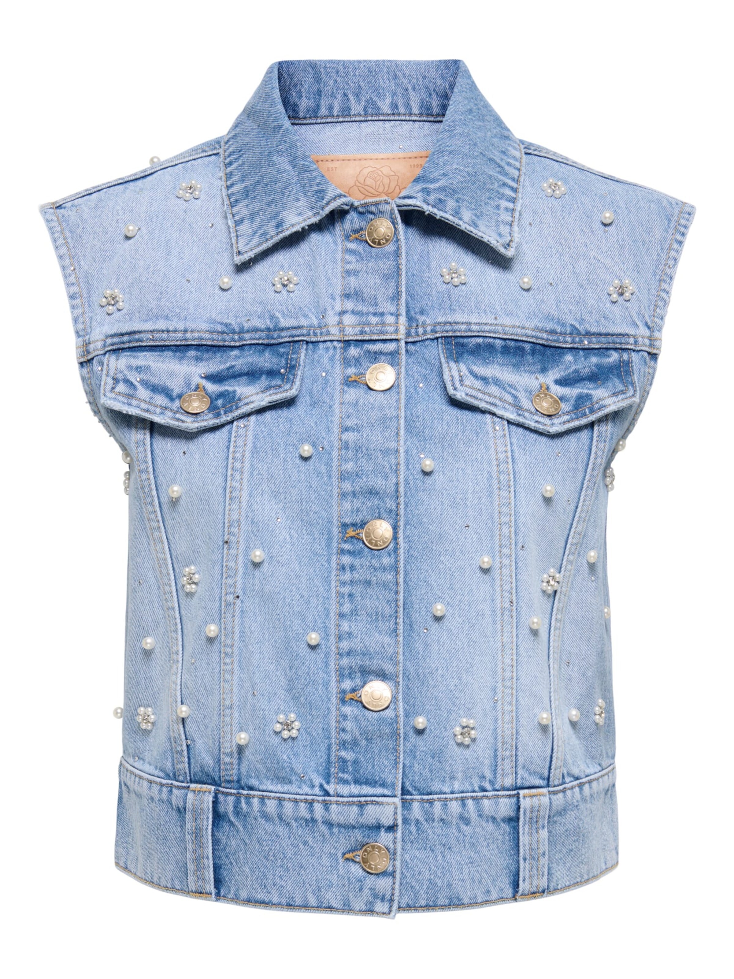 ONLY Bodywarmer 'Onur' in Blauw: voorkant