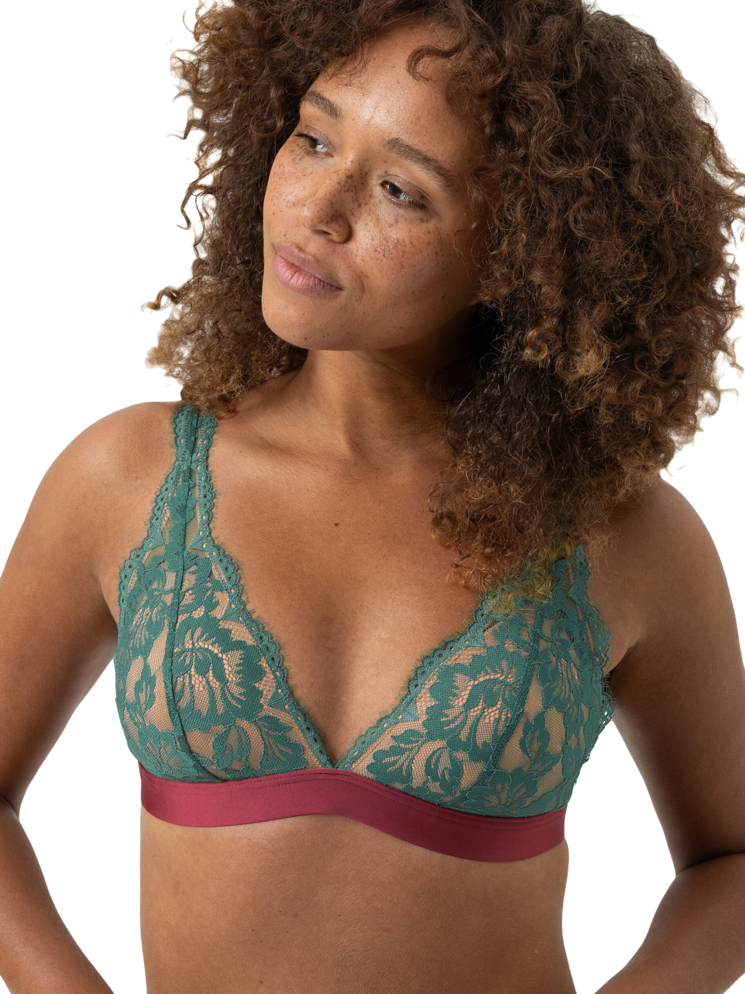 Triangle Soutien-gorge 'Poetry Vogue' Mey en rouge