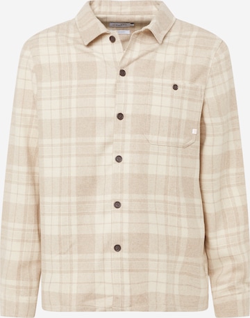 FARAH - Ajuste regular Camisa 'MARKS' en beige: frente