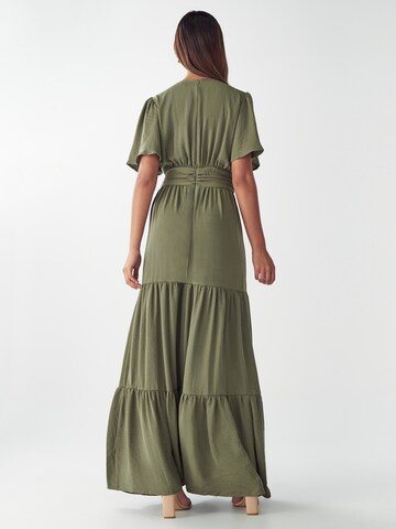Robe 'Leela' Willa en vert : derrière