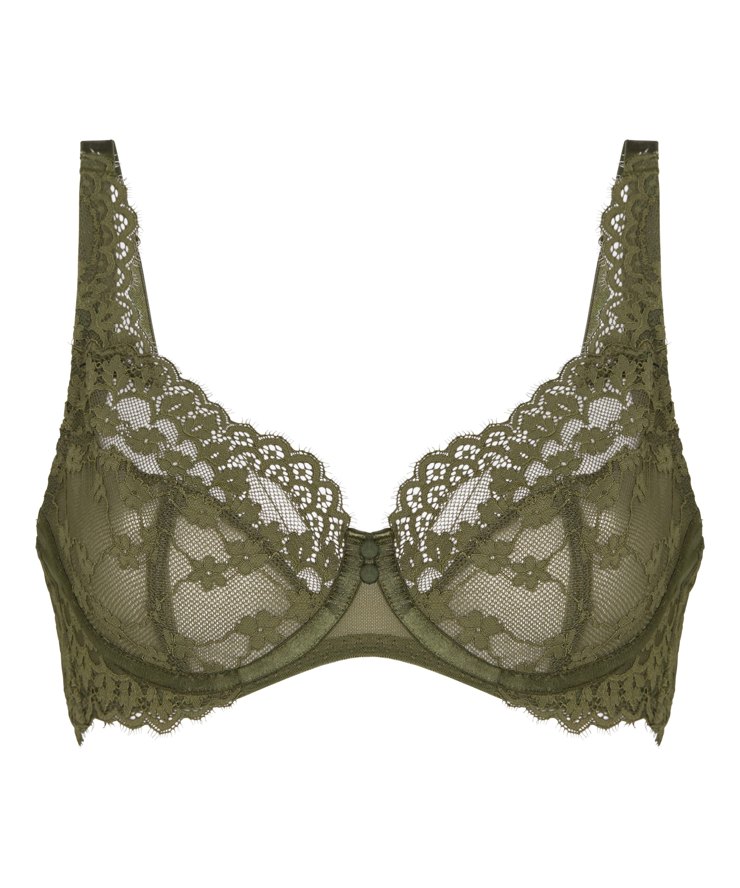 Hunkemöller BH 'Daisy' in Groen: voorkant
