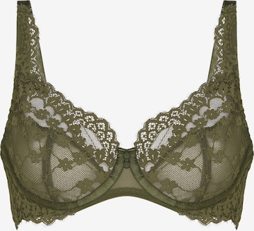 Hunkemöller BH 'Daisy' in Groen: voorkant