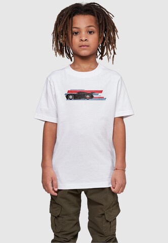 ABSOLUTE CULT Shirt 'Cars - Jackson Storm' in Wit: voorkant