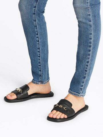 TOMMY HILFIGER Muiltjes in Zwart
