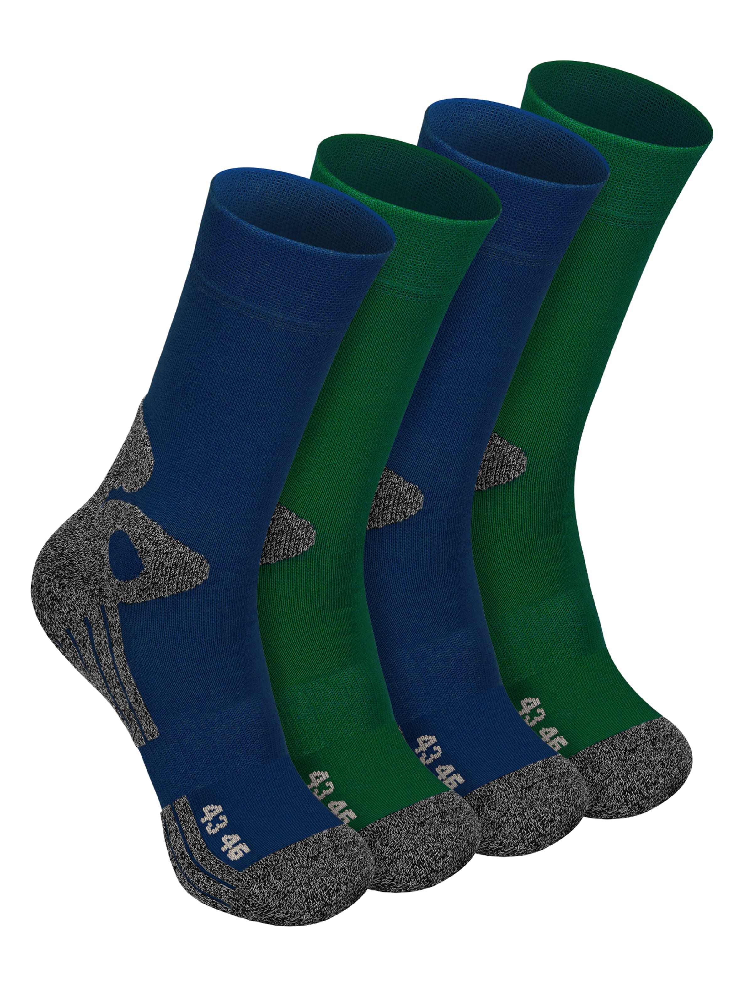 celodoro Sportsocken 'Trekking Exclusive'‌‌‌‌ in Grün: Vorderseite