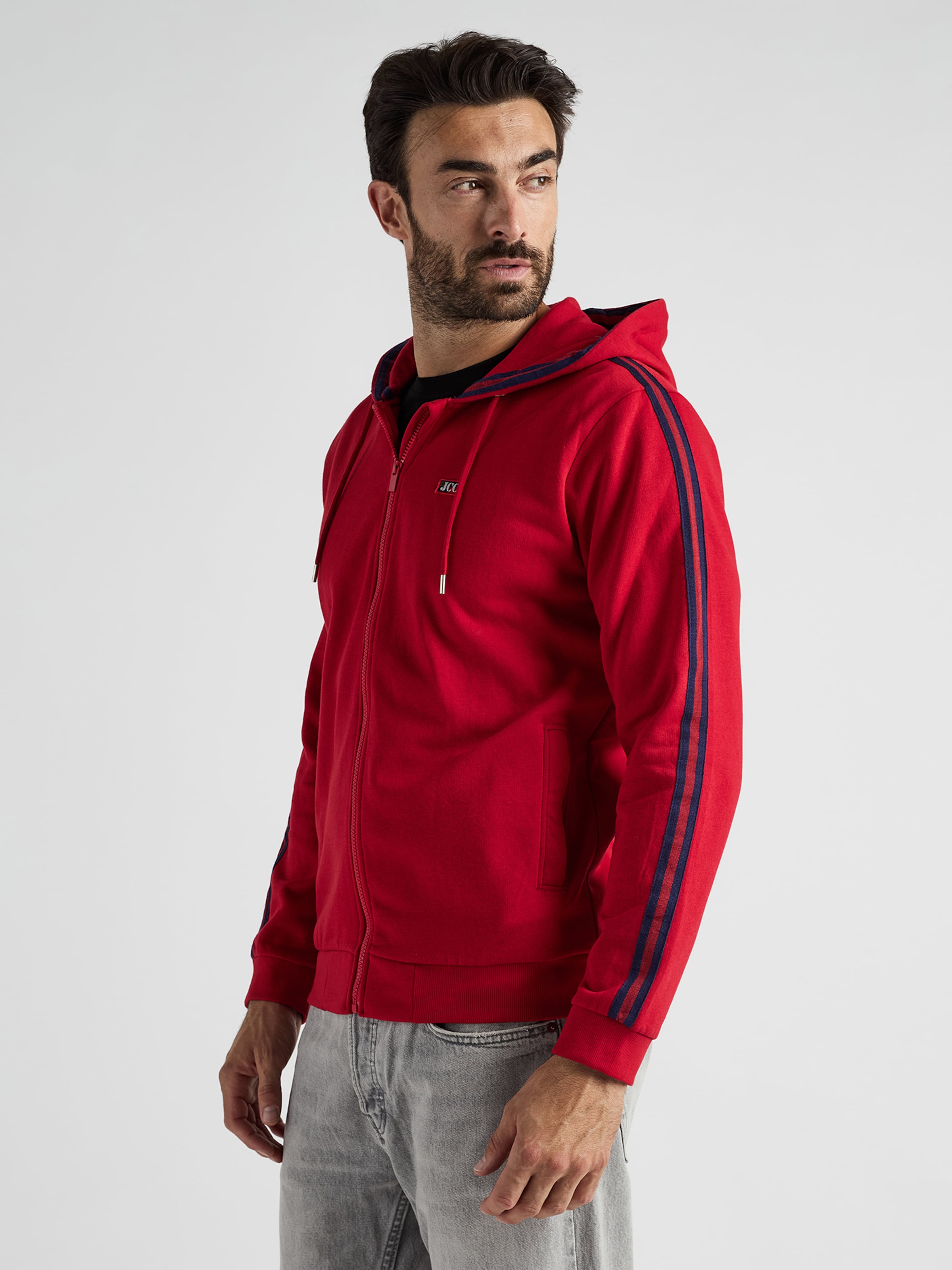 Veste de survêtement JCC en rouge